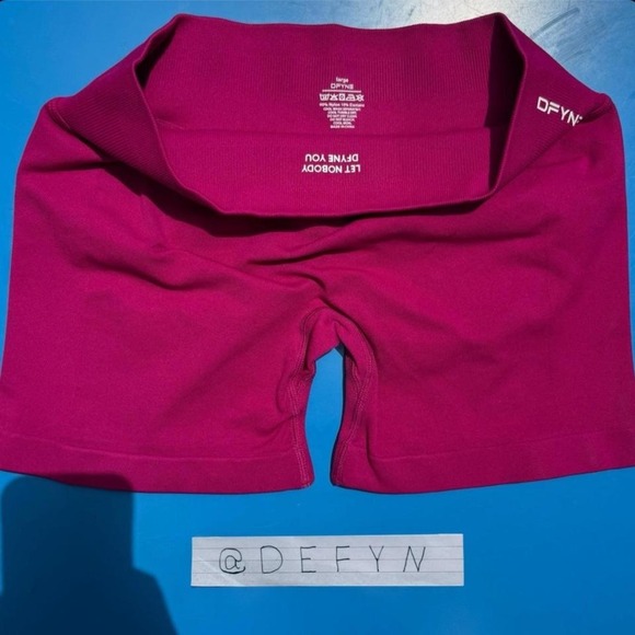 Dfyne shorts rose pink hot pink large - Picture 3 of 5